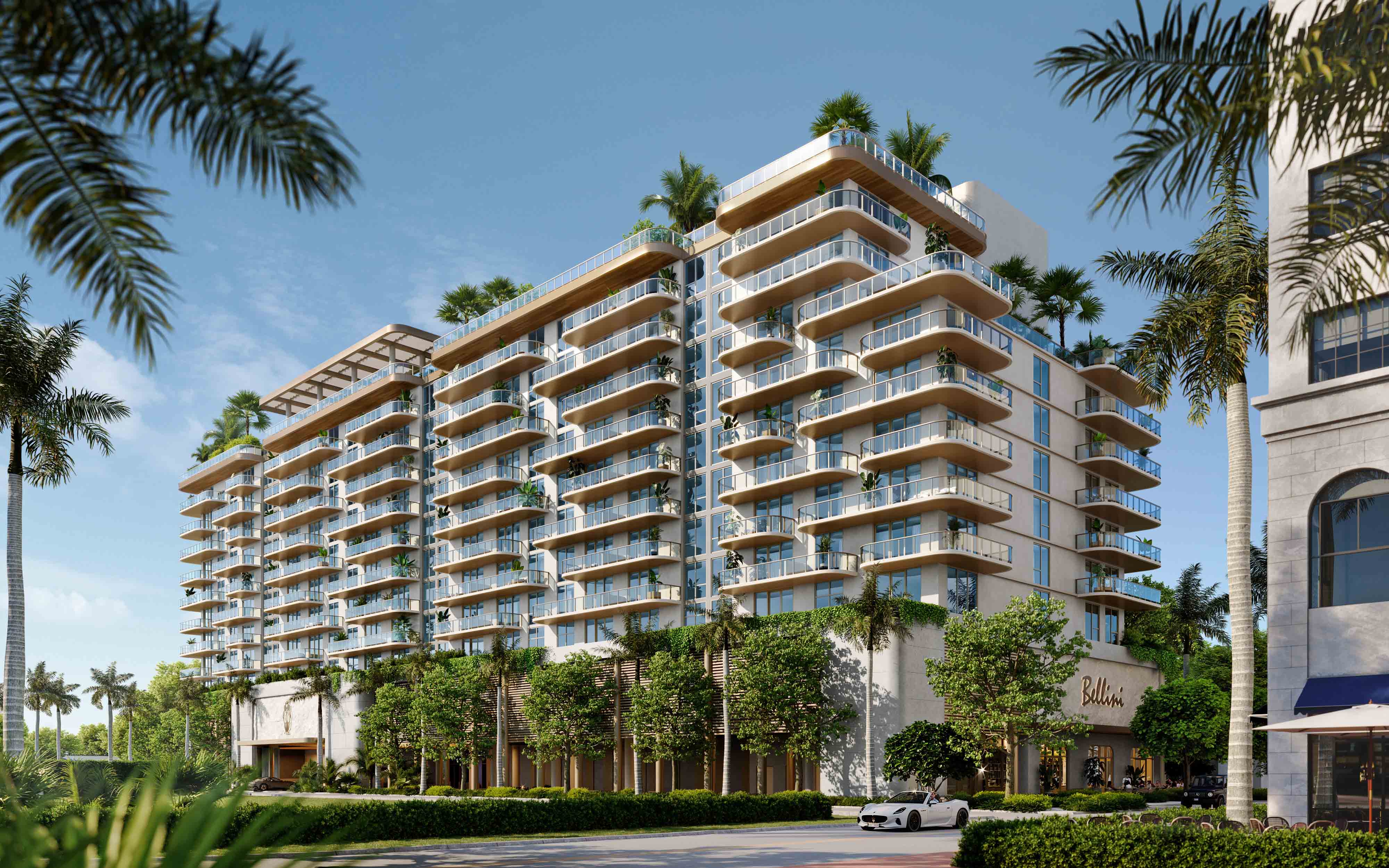 Mr. C Residences Boca Raton Hero Exterior Rendering